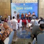 Pj Bupati Banyuasin saat menghadiri acara Temu Bisnis bersama para investor di Banyuasin