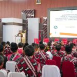 PJ Bupati Banyuasin saat memberikan sambutan pembukaan workshop evaluasi Keuangan Dana Desa